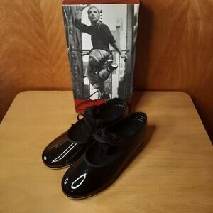 Capezio Jr. Tyette tap shoes size 1 m G7 Black tap shoes for children